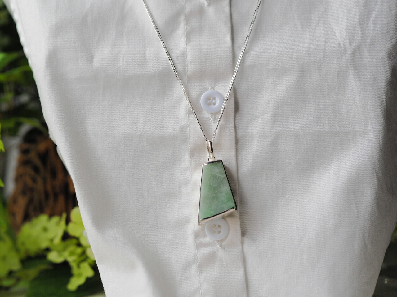 楽天市場】糸魚川翡翠 SVペンダントトップ ネックレス 70cm 男性