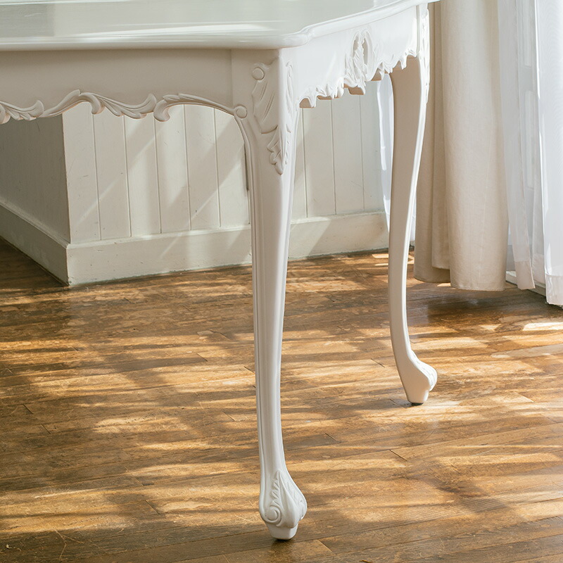 楽天市場】アンティーク 机 ロココ調家具 テーブル ダイニングテーブル