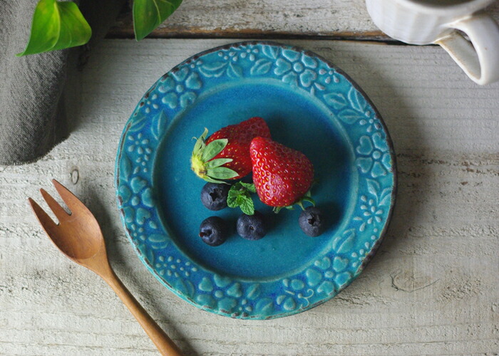 楽天市場】【max30%offクーポンあり】益子焼 ガーデン プレート （S