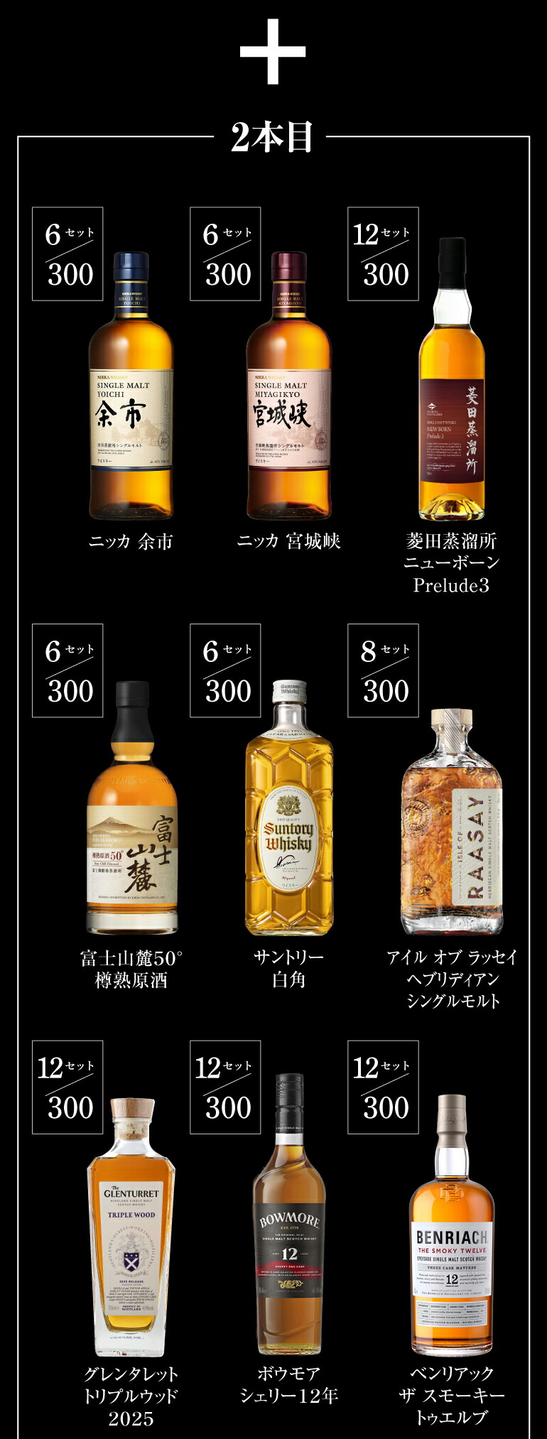 運が良ければ山崎18年 アウトレット福袋 ウイスキー2本