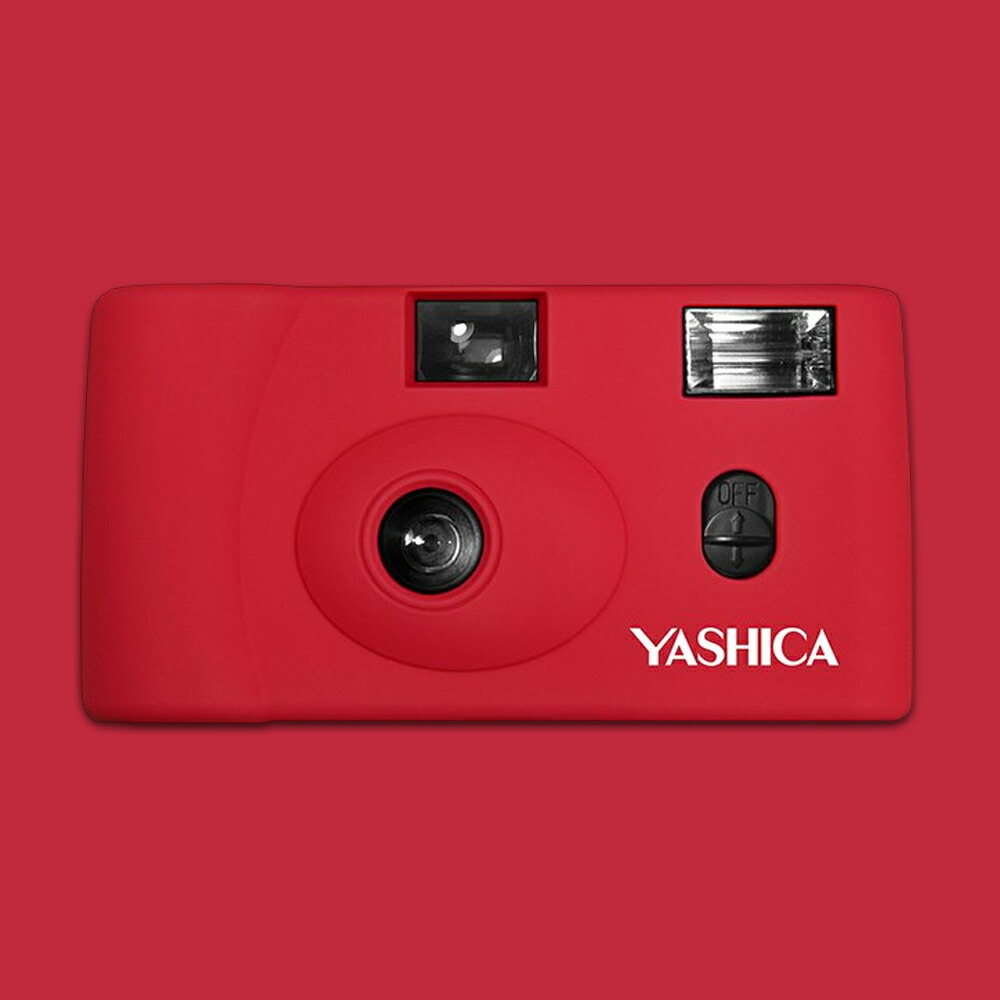 楽天市場】フィルムカメラ 本体 YASHICA MF-1 35mm ブラック レッド