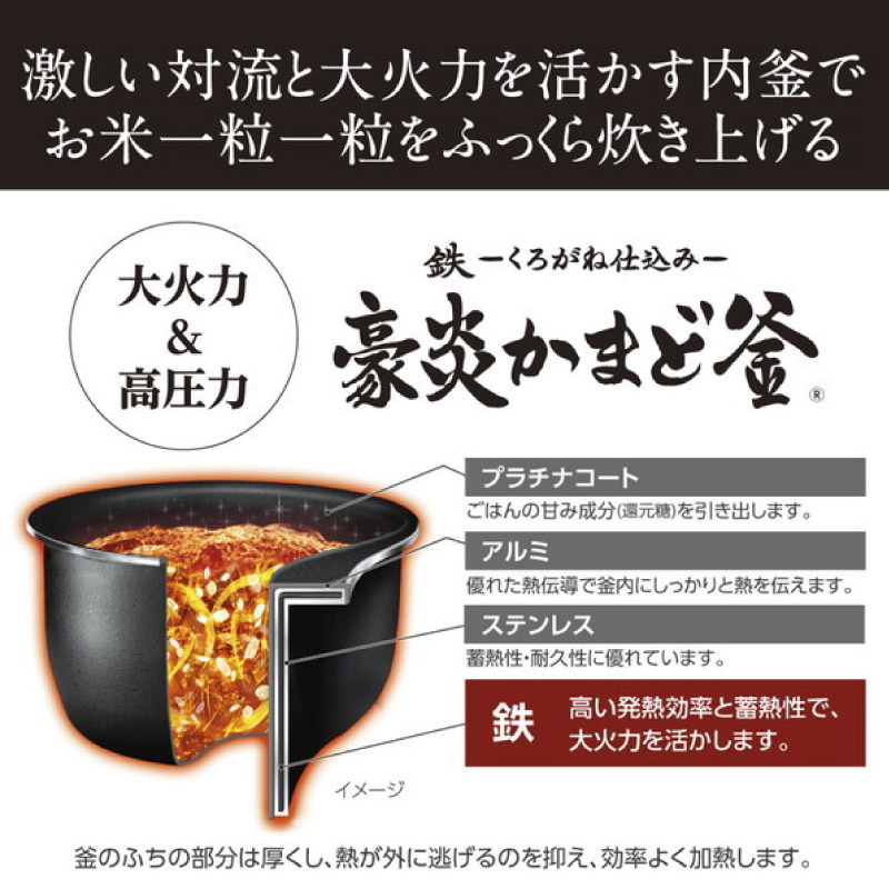 ユアサプライムス.com｜象印 圧力IH炊飯ジャー 極め炊き NW-JY10-BA