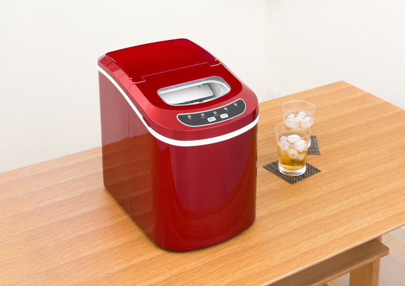 ユアサプライムス.com｜ベルソス 高速製氷機 VS-ICE02 レッド 家庭用