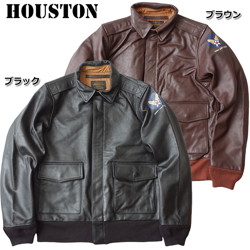 楽天市場】15%OFF！□HOUSTON ヒューストン #8173 A-2 レザー