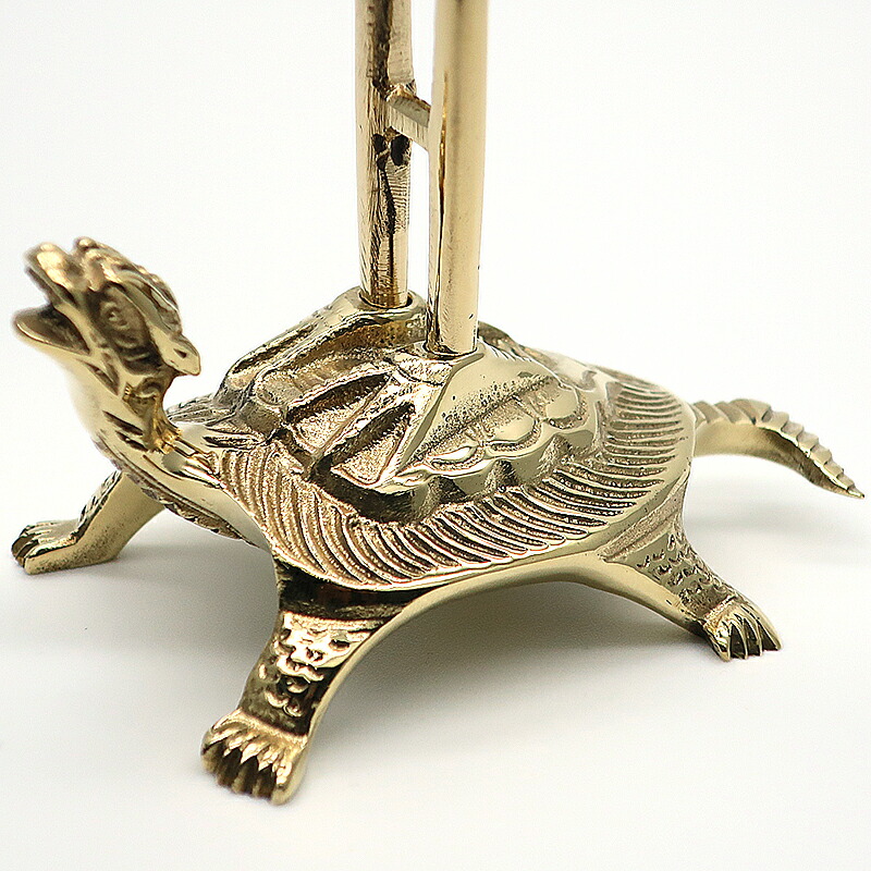 楽天市場】鶴亀燭台 上彫火立(右) 磨き 2.5寸～4.5寸 : 仏壇 仏具 神棚