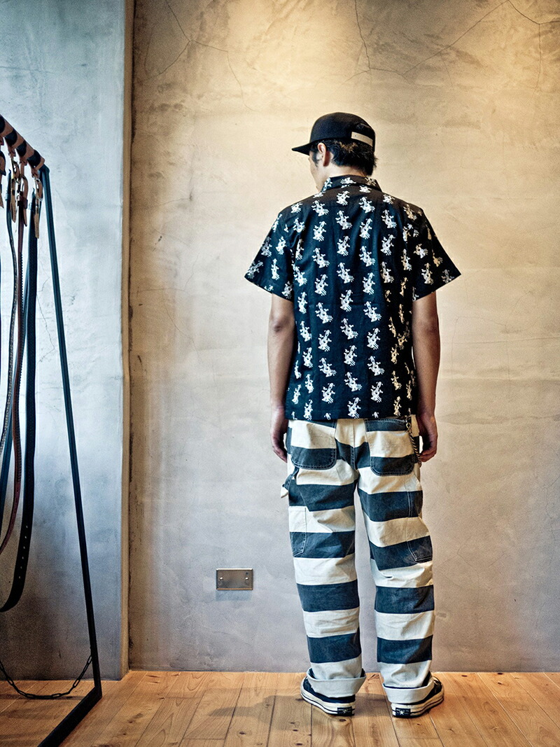 楽天市場】【送料無料】囚人パンツ プリズナーパンツ ボーダー 柄