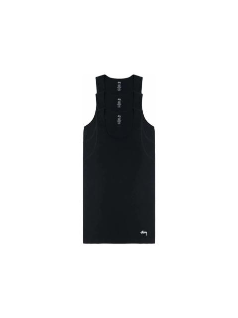 Stüssy Stussy Big Mesh Tank Black | REVERSIBLE