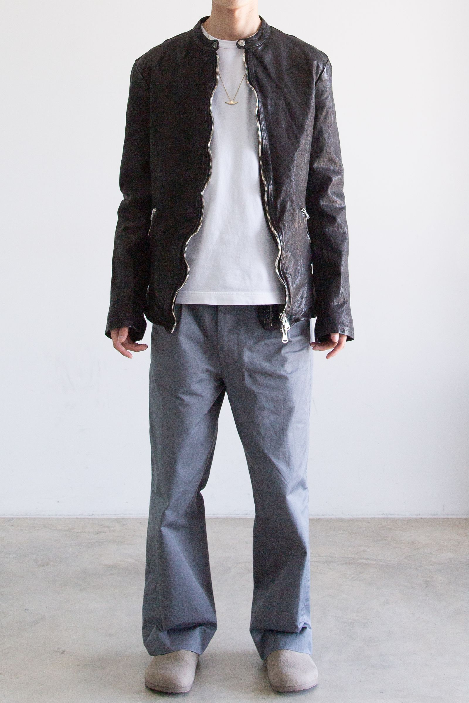 ISAMU KATAYAMA BACKLASH - JAPAN CALF NATURAL DYED “GARMENT-WASH