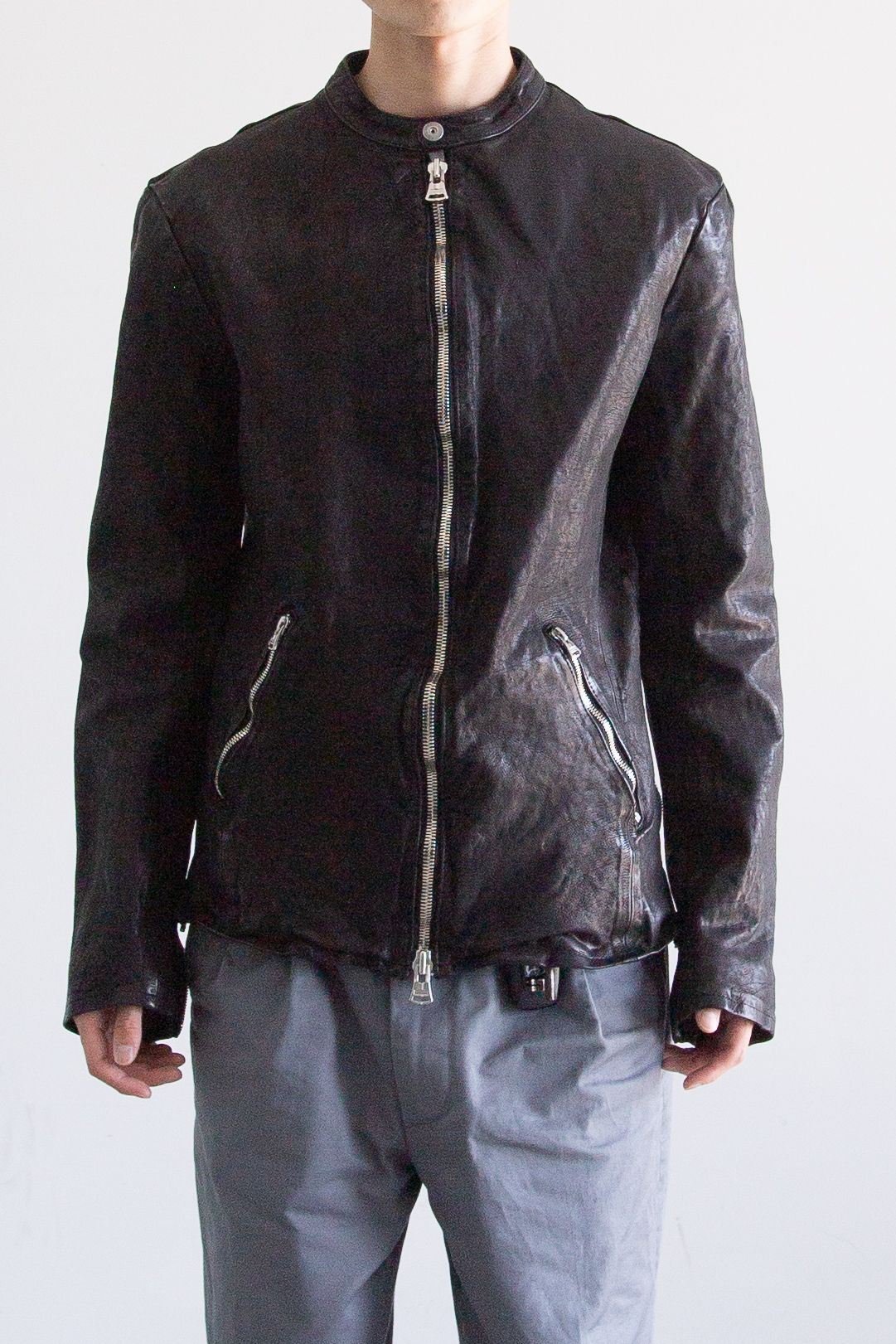 ISAMU KATAYAMA BACKLASH - JAPAN CALF NATURAL DYED “GARMENT-WASH