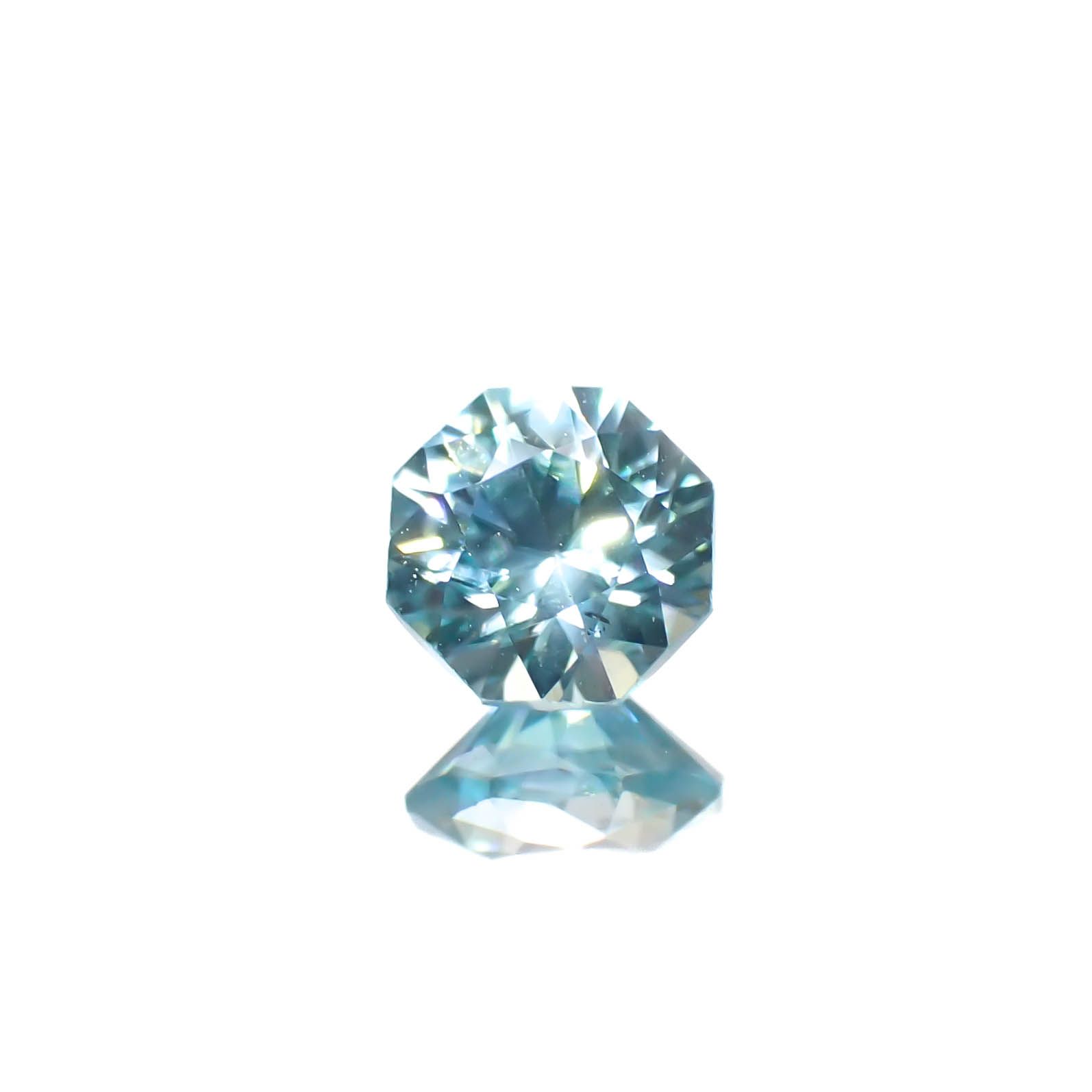 宝石ルース 【限定1ピース都内名工研磨】天然ブルージルコン1.382