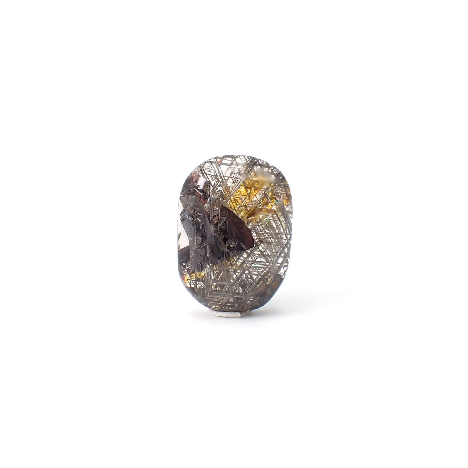 シルバールチルクォーツ ブラジル産 29.26ct / 24.6x18mm前後