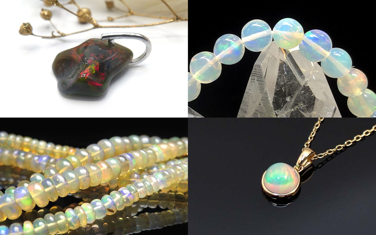 幻想的な七色の光を放つプレシャスオパール | 魅惑の輝きの秘密