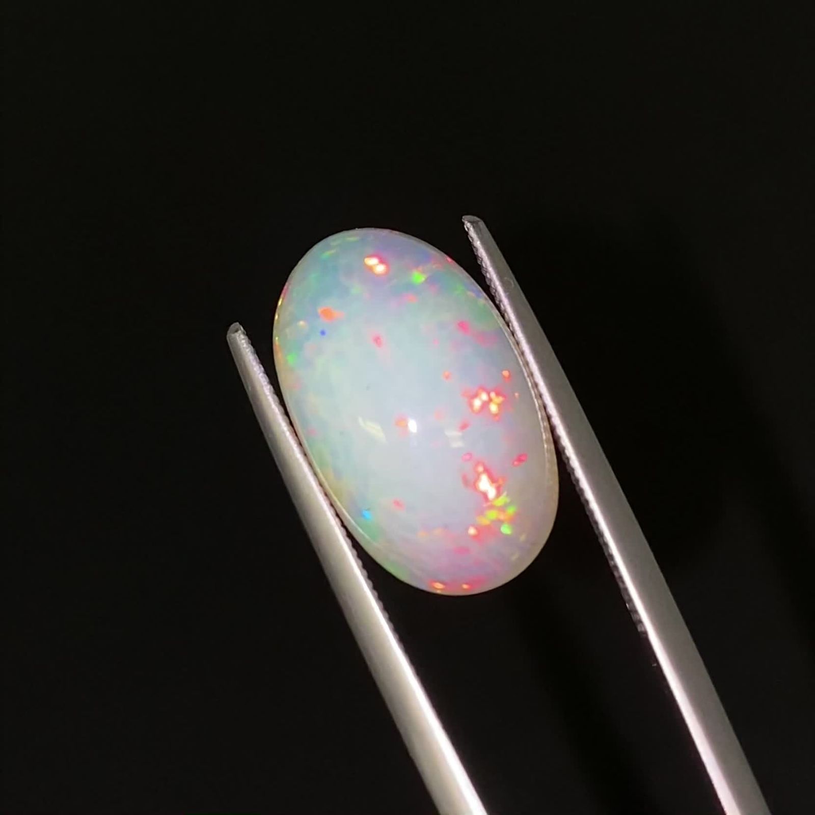 ハニカムオパール エチオピア産 5.13ct / 16.9x10.3mm前後 [240427154