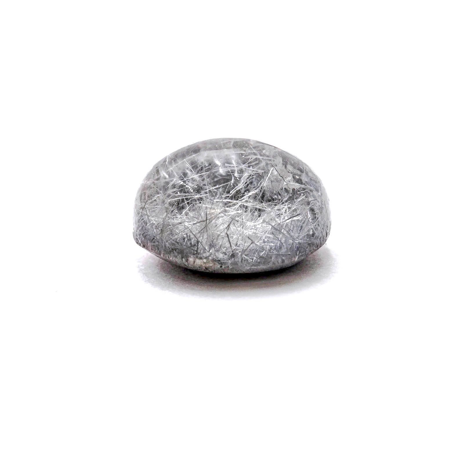 デュモルチェライトインクォーツ ブラジル産 12.89ct / 14.5x13.1mm