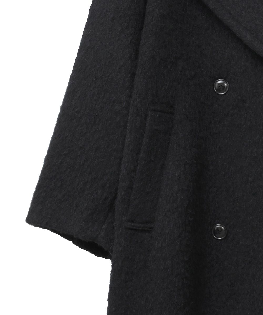 CLANE ミックスシャギーレディコート モヘヤ混 1 ブラック CLANE