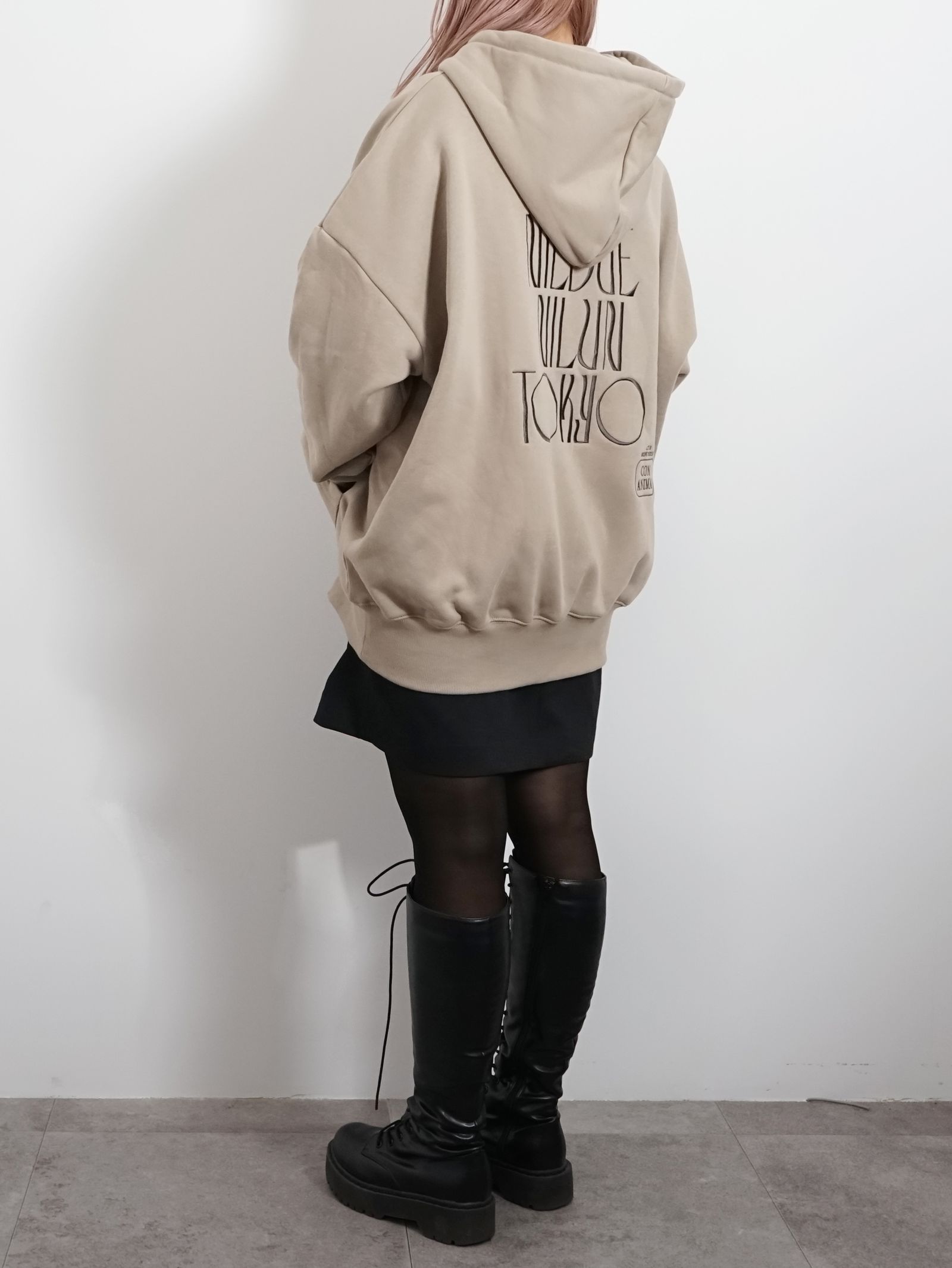 NIL DUE / NIL UN TOKYO - 刺繍ハート -フーディ - EMBROIDERY HEART