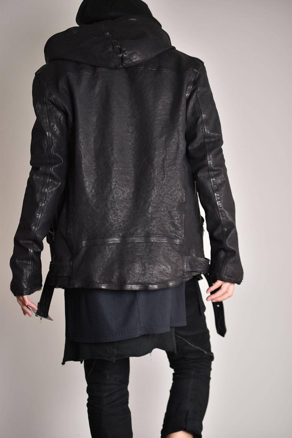 ISAMU KATAYAMA BACKLASH - Japan Calf Garment Wash Hoodie Riders