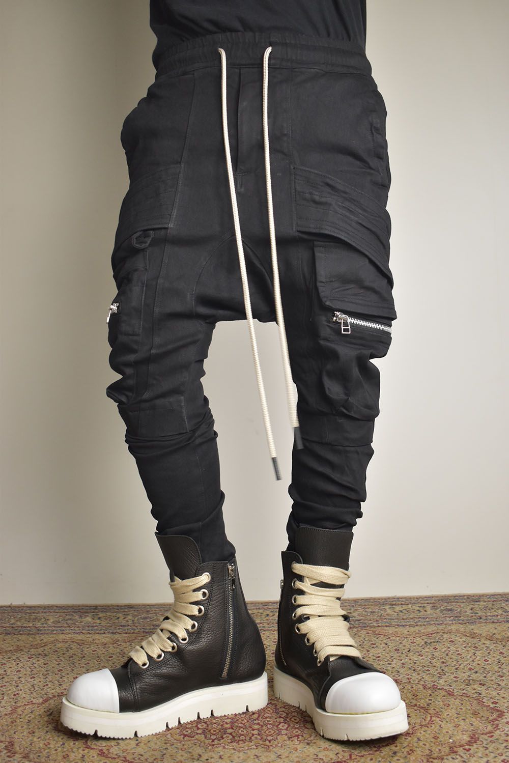 A.F ARTEFACT - Denim Cargo Sarouel Skinny