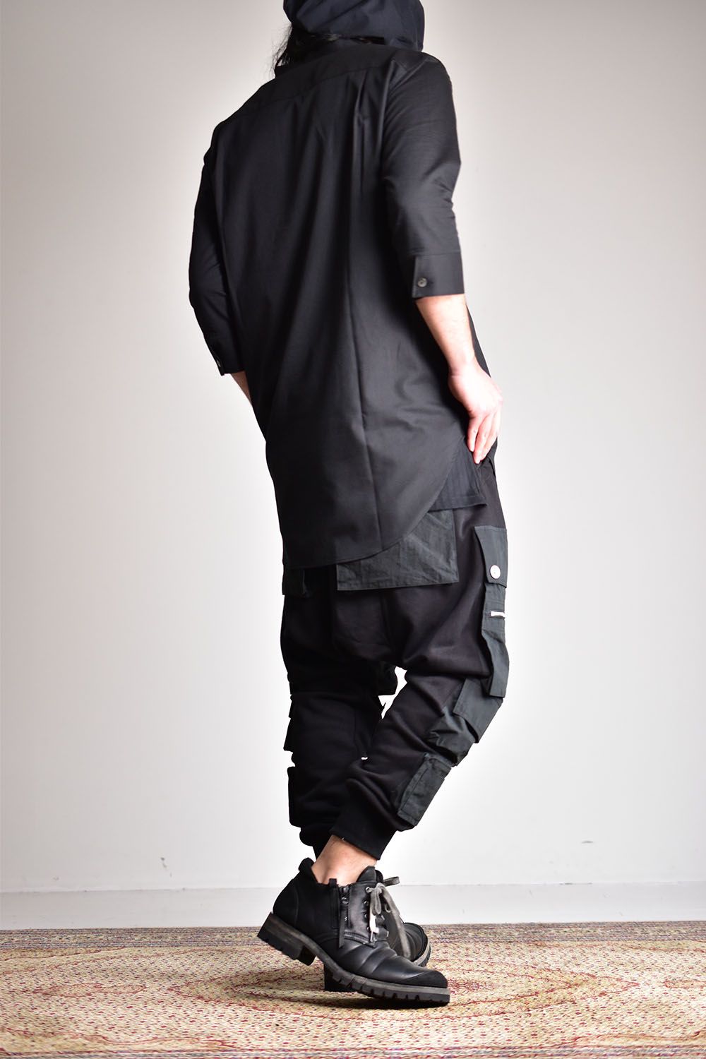 レア☆定価14万 officine creative レザーサルエルパンツ レア☆定価14