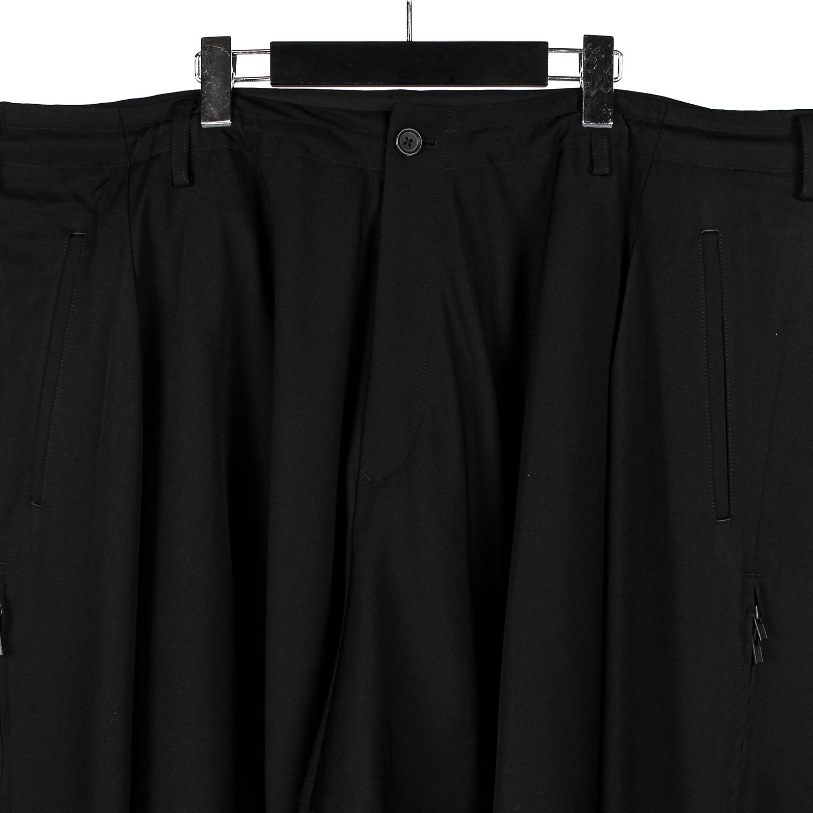 タグ付き Yohji Yamamoto 23AW 脇マチ付ドレープP タグ付き Yohji