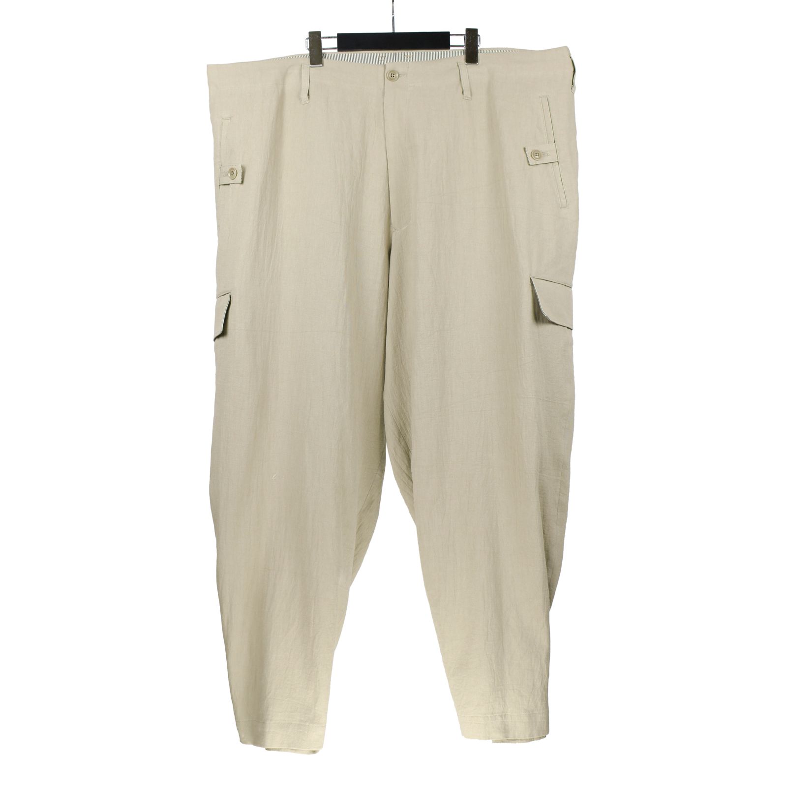 yohji yamamoto - Y's for men | COTTON LINEN VIYELLA WIDE PANTS