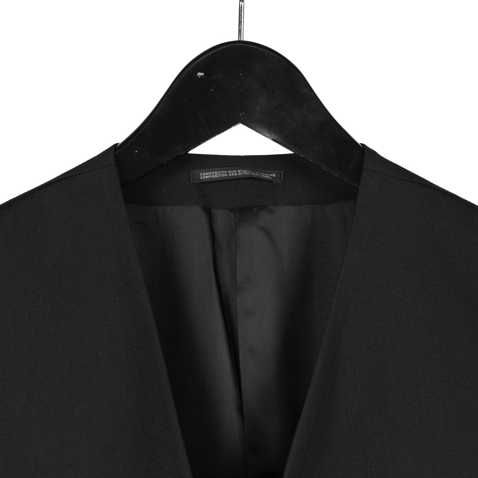 yohji yamamoto - pour homme | アシメ丈V / シワギャバ ベスト