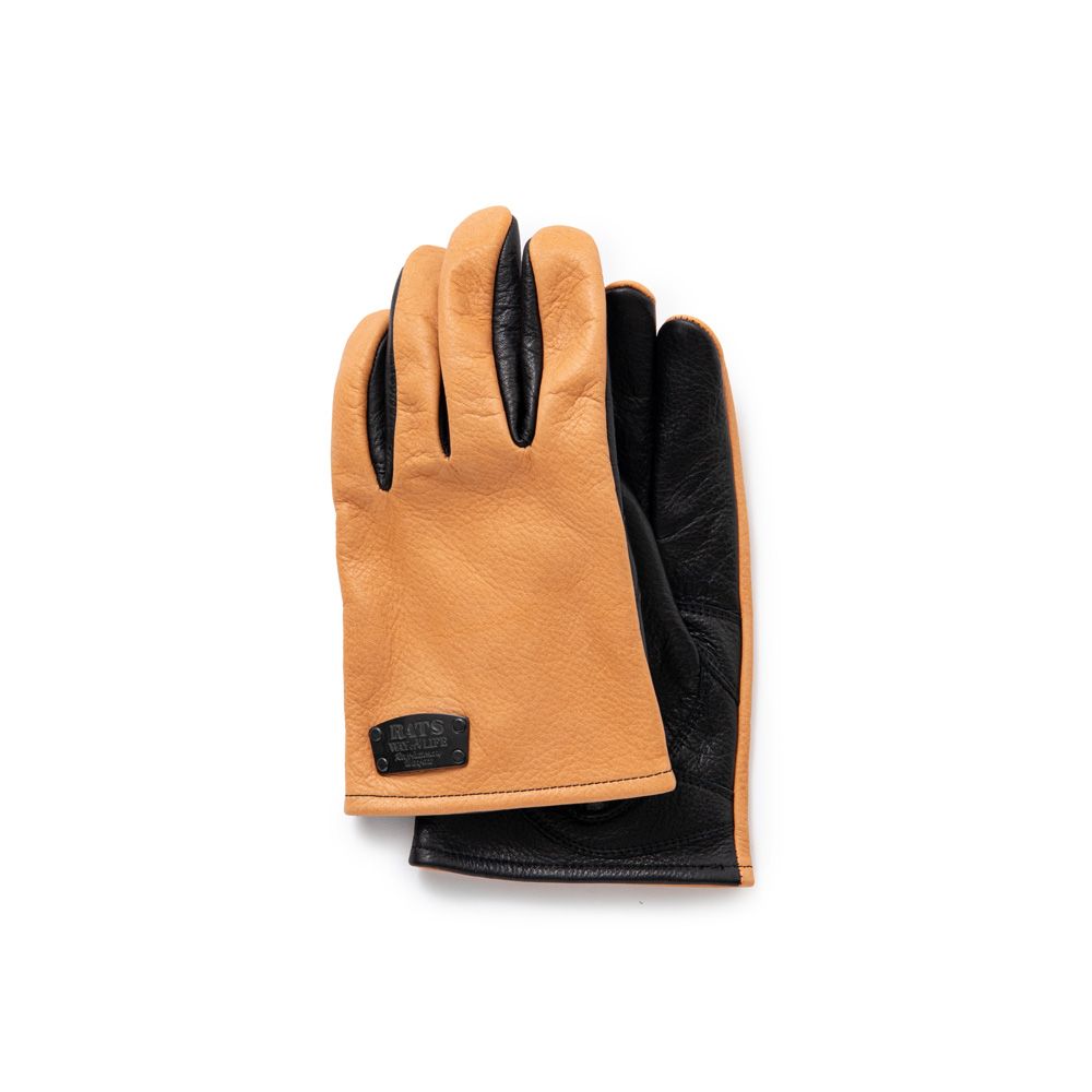 RATS - LEATHER GLOVE - BLACK / レザーグローブ / 24'RA-0417
