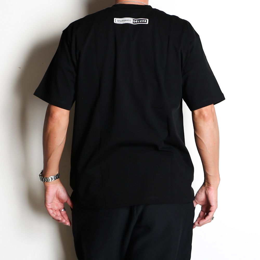DELUXE - NEIGHBORHOOD × DELUXE TEE - BLACK / 23ADNH2004 | chemical