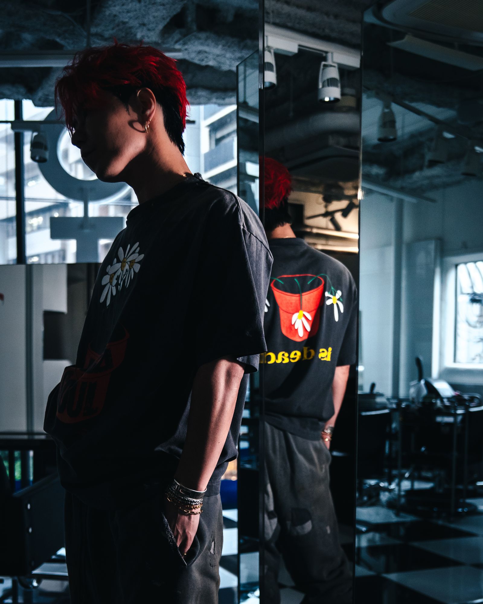 SAINT M×××××× - 【ラスト1点】【コラボ】SM-HR1-0000-C18 / DLS_SS