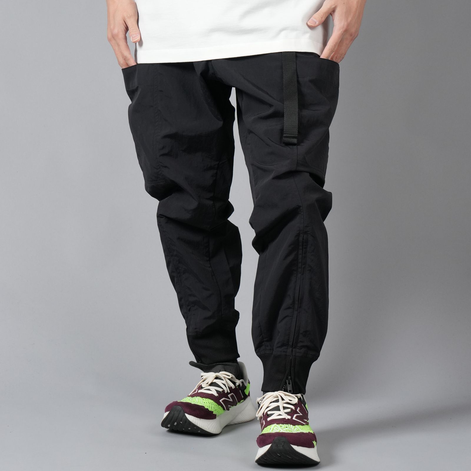 Y-3 - 【ラスト1点】CRINKLE NYLON CUFF PANTS / クリンクル ナイロン