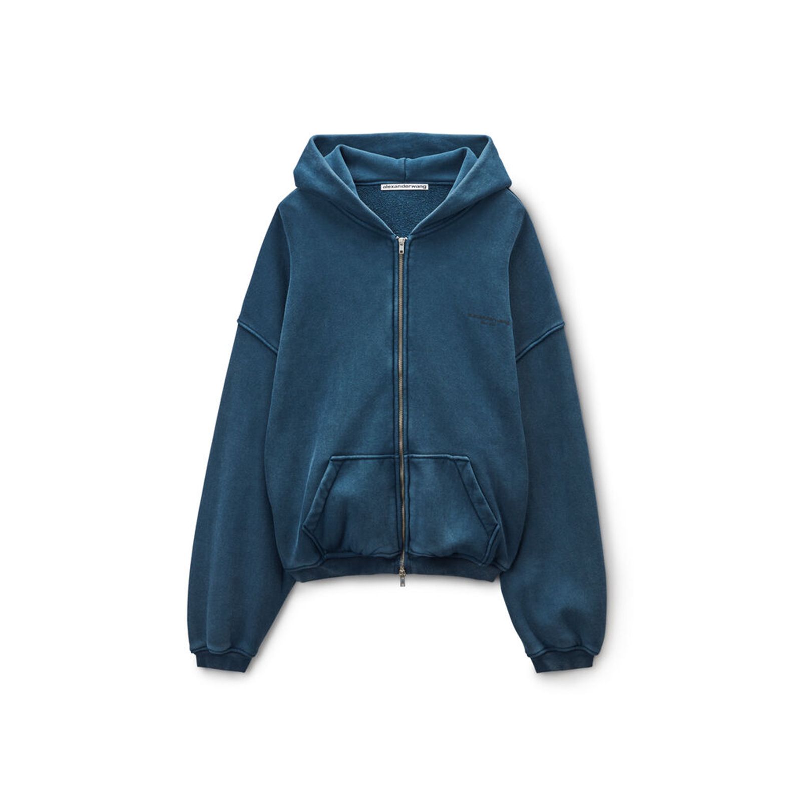 alexander wang - 【ラスト1点】ZIP UP HOODIE W / GRAPHIC LOGO