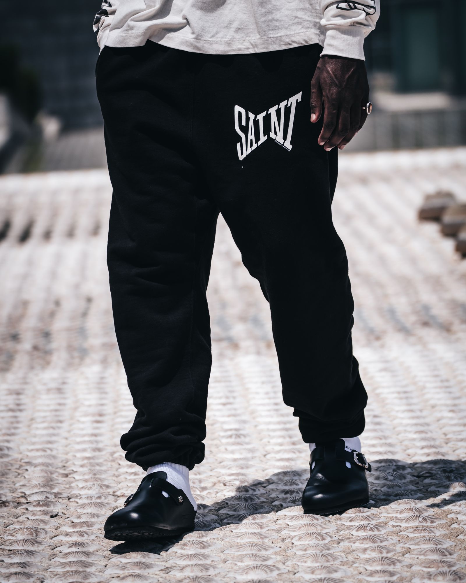 BE:FIRSTクルーネックスウェット スウェットパンツ XL BE:FIRSTクルー