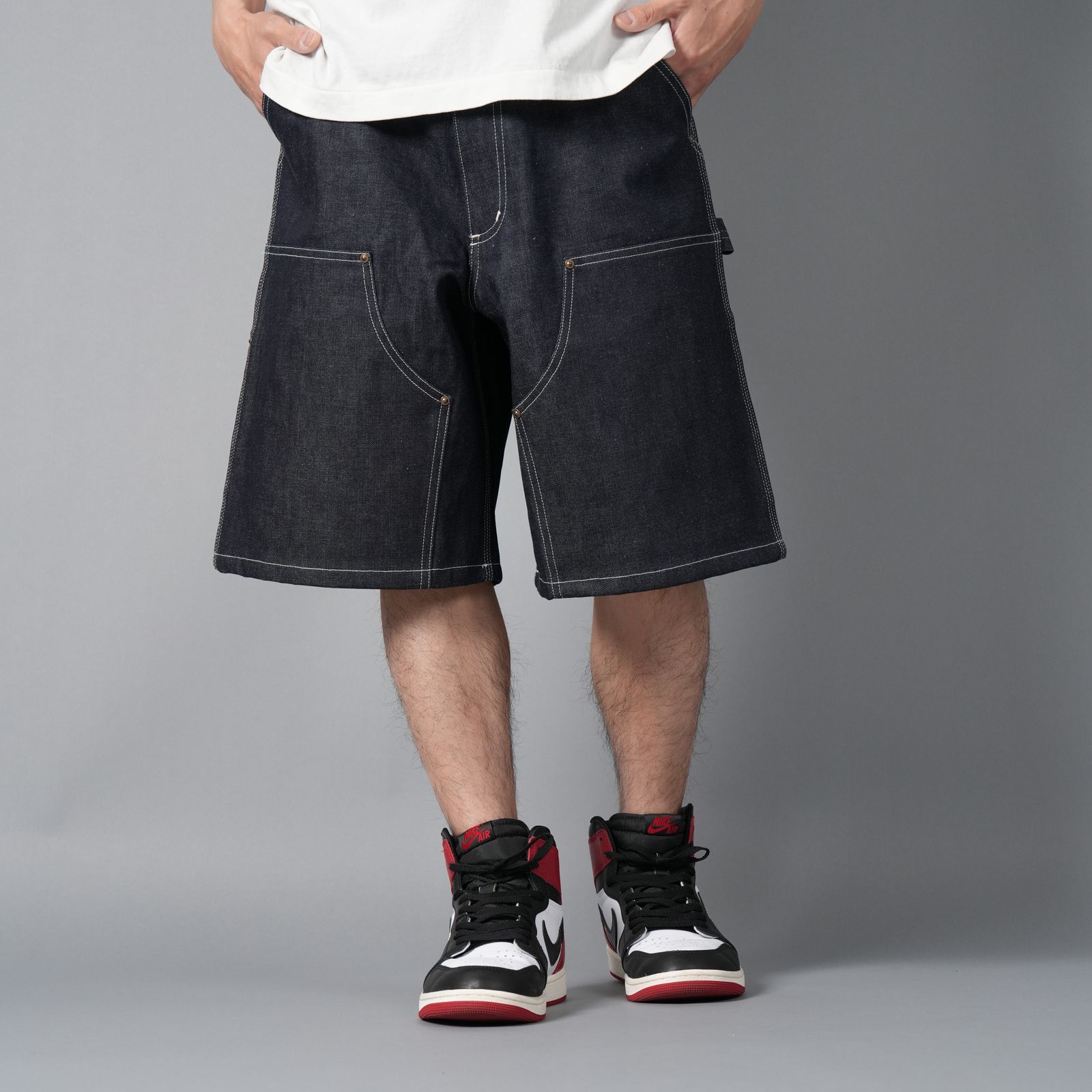 SAINT M×××××× - 【ラスト1点】SM-HR8-0000-074 / DOUBLE KNEE SHORTS