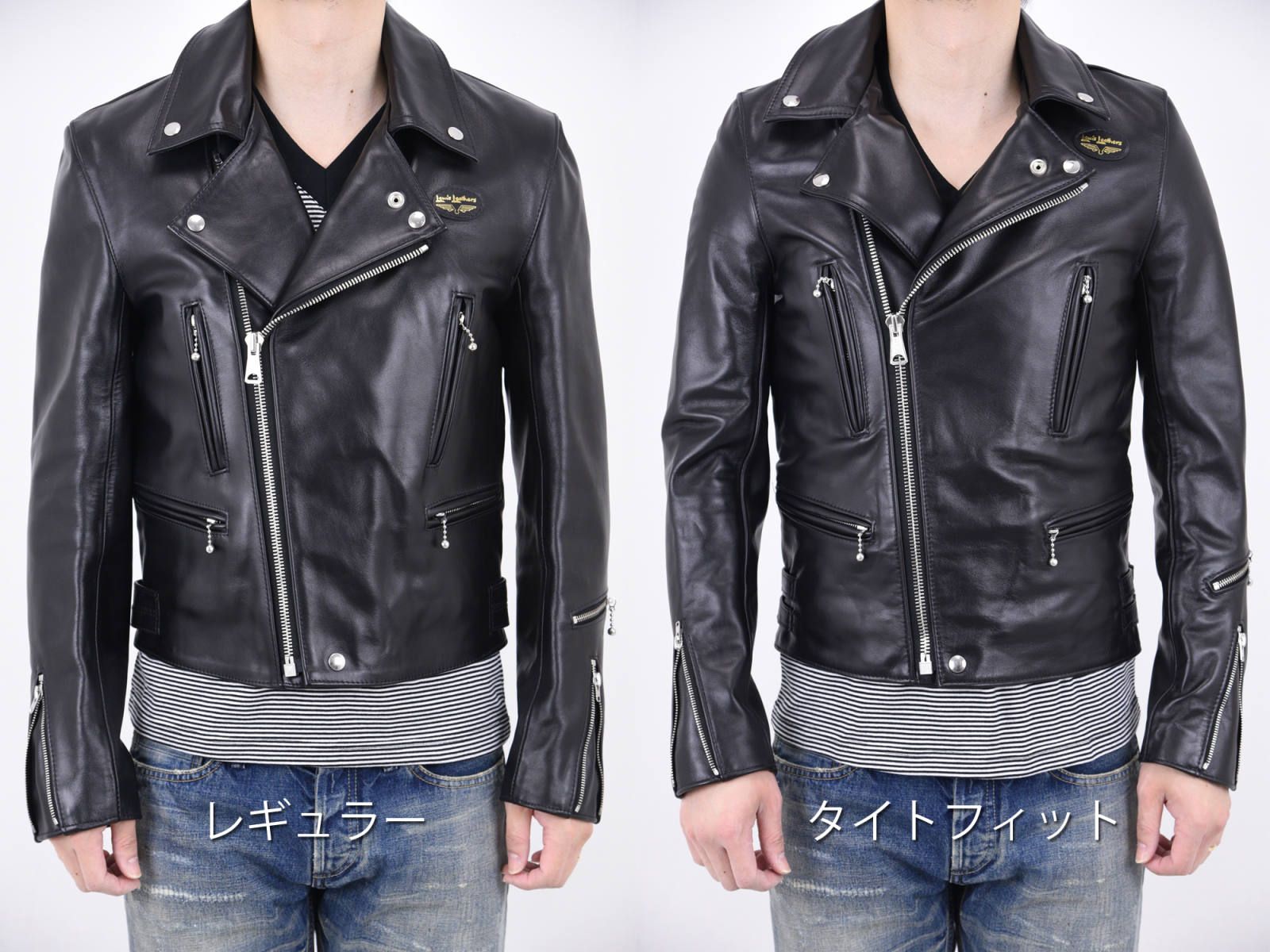 ルイスレザー サイクロン レギュラーフィット 666ライダース サイズ34