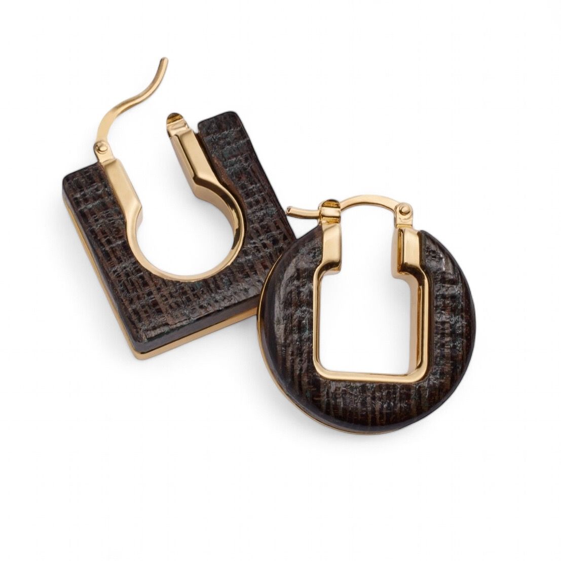 JACQUEMUS - Rond Carre earrings イヤリング / ロンド・カレ / 木製