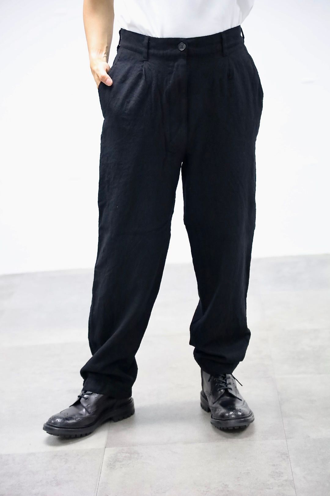 ブラックコムデギャルソン パンツ 売れ筋 コムデギャルソンパンツ