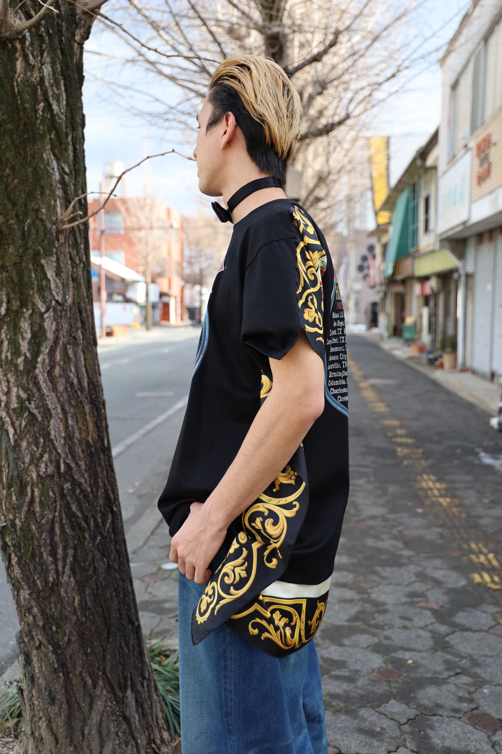 ヨッピー Tシャツ POWER SCARF ヨッピー Tシャツ POWER SCARF ヨッピー