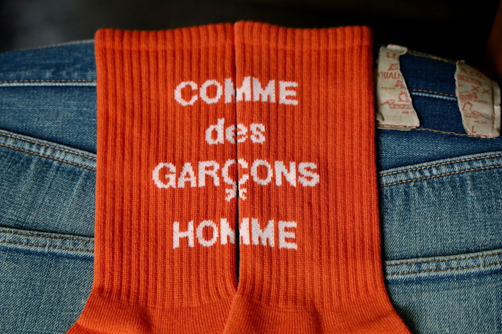 COMME des GARCONS HOMME - コムデギャルソンオム24AW ロゴソックス(HN