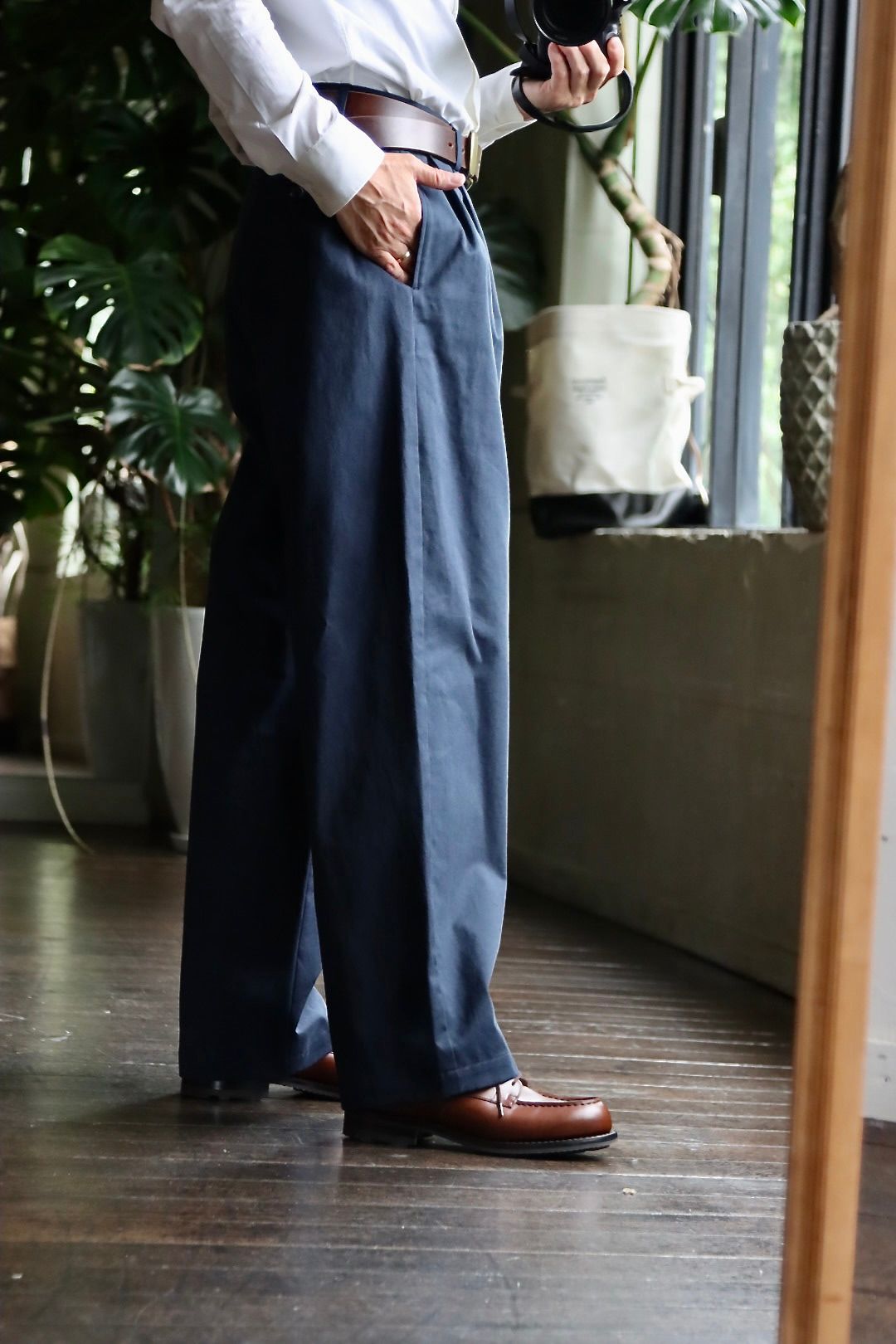 A.PRESSE - アプレッセ22FW Chino Trousers (22AAP-04-06H)NAVY | MARK