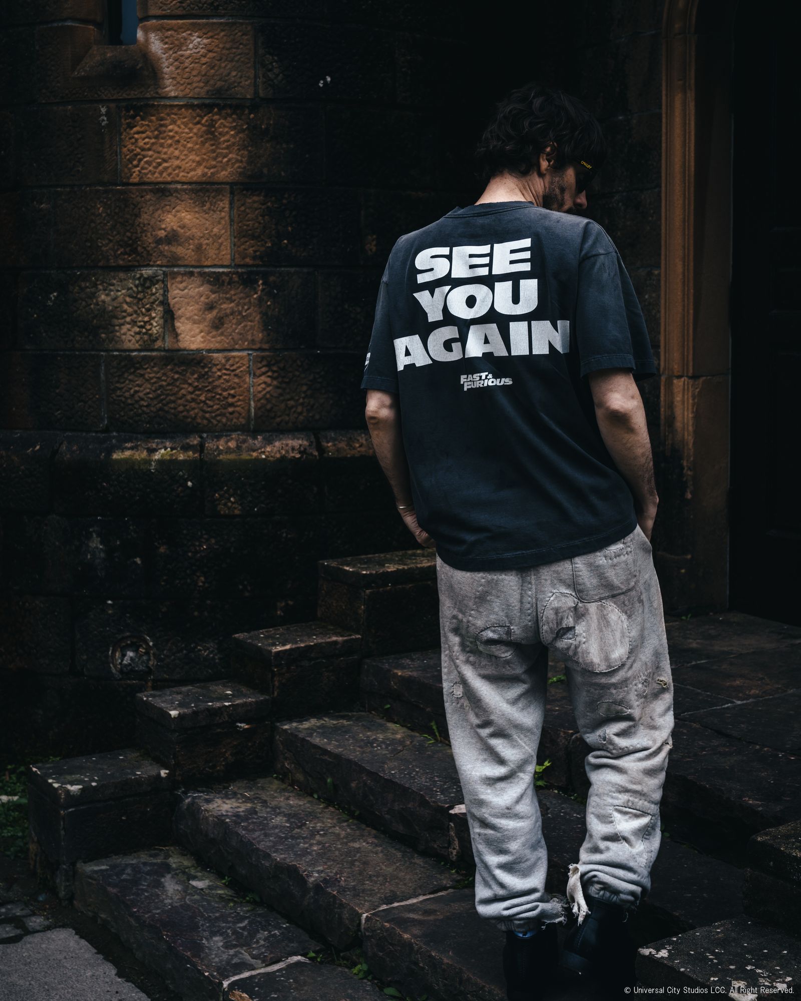 SAINT M×××××× - セントマイケル Tシャツ FURIOUSFF_SS TEE(SM-HR1