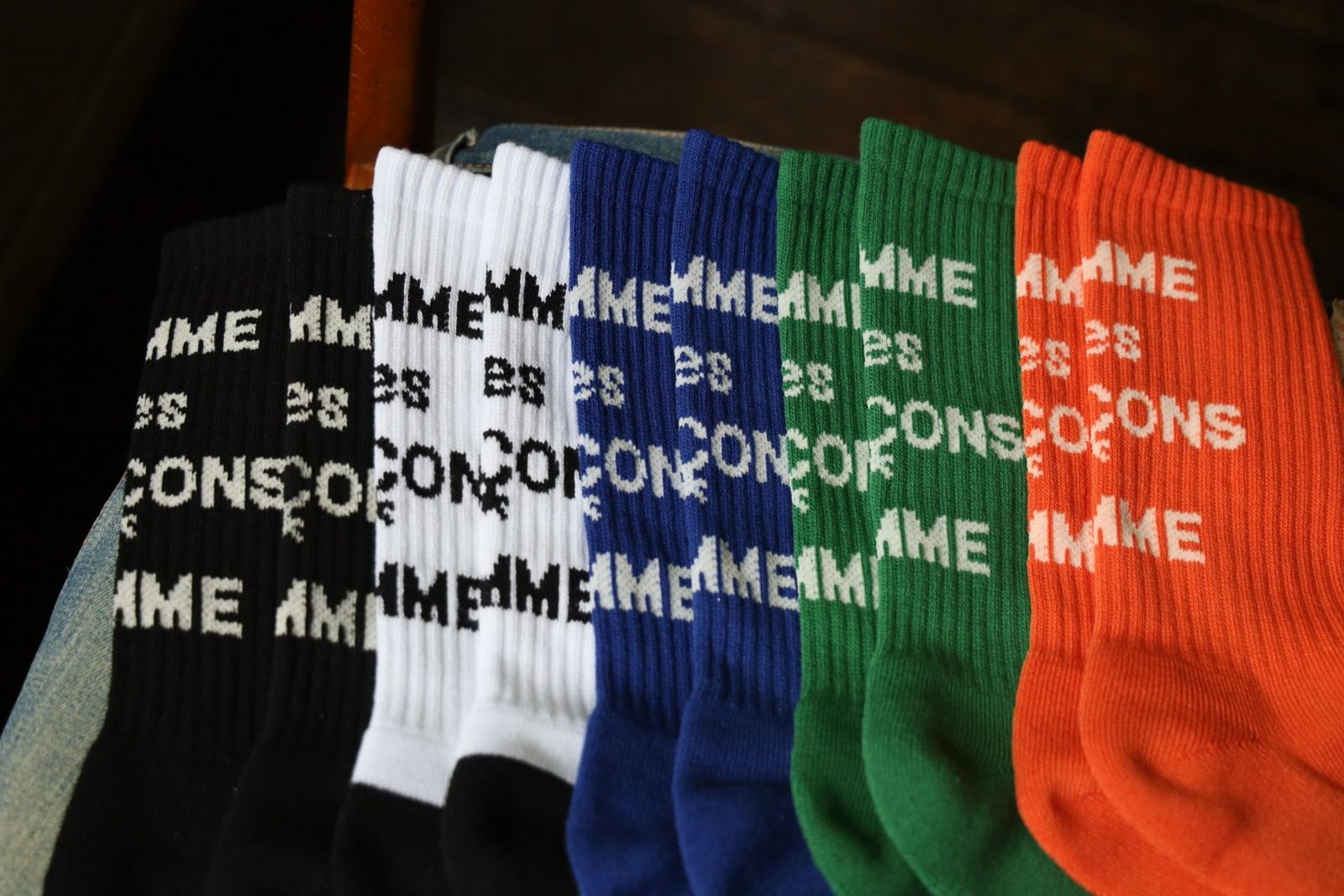 COMME des GARCONS HOMME - コムデギャルソンオム24AW ロゴソックス(HN