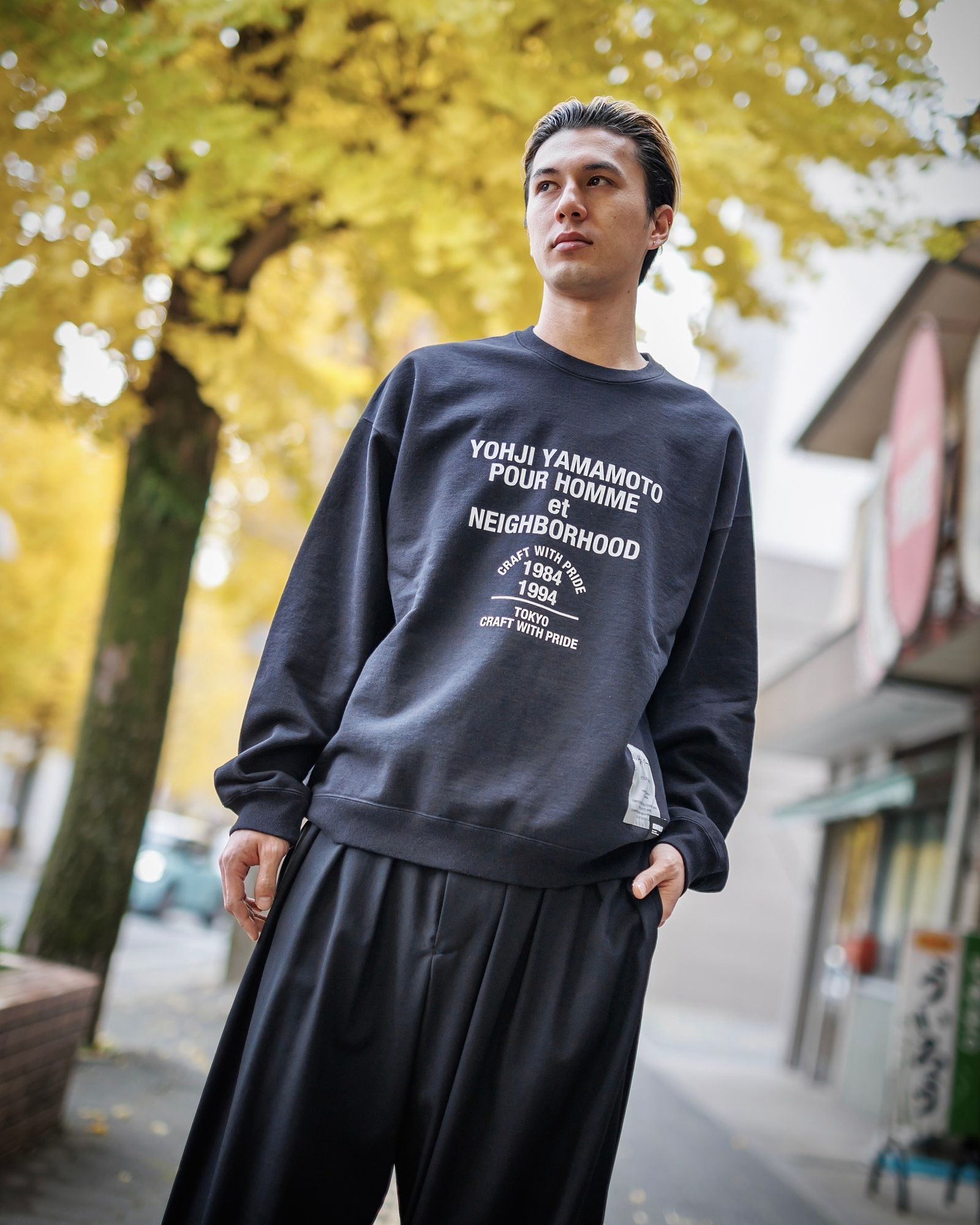 Y-3 ヨウジヤマモト/YOHJI YAMAMOTO 18SS 新宿歓楽街 TEE プリント