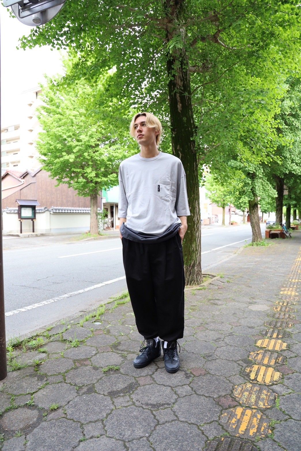 COMME des GARCONS 異素材切り替えTシャツStyle 2024.4.30 | 4697 | MARK