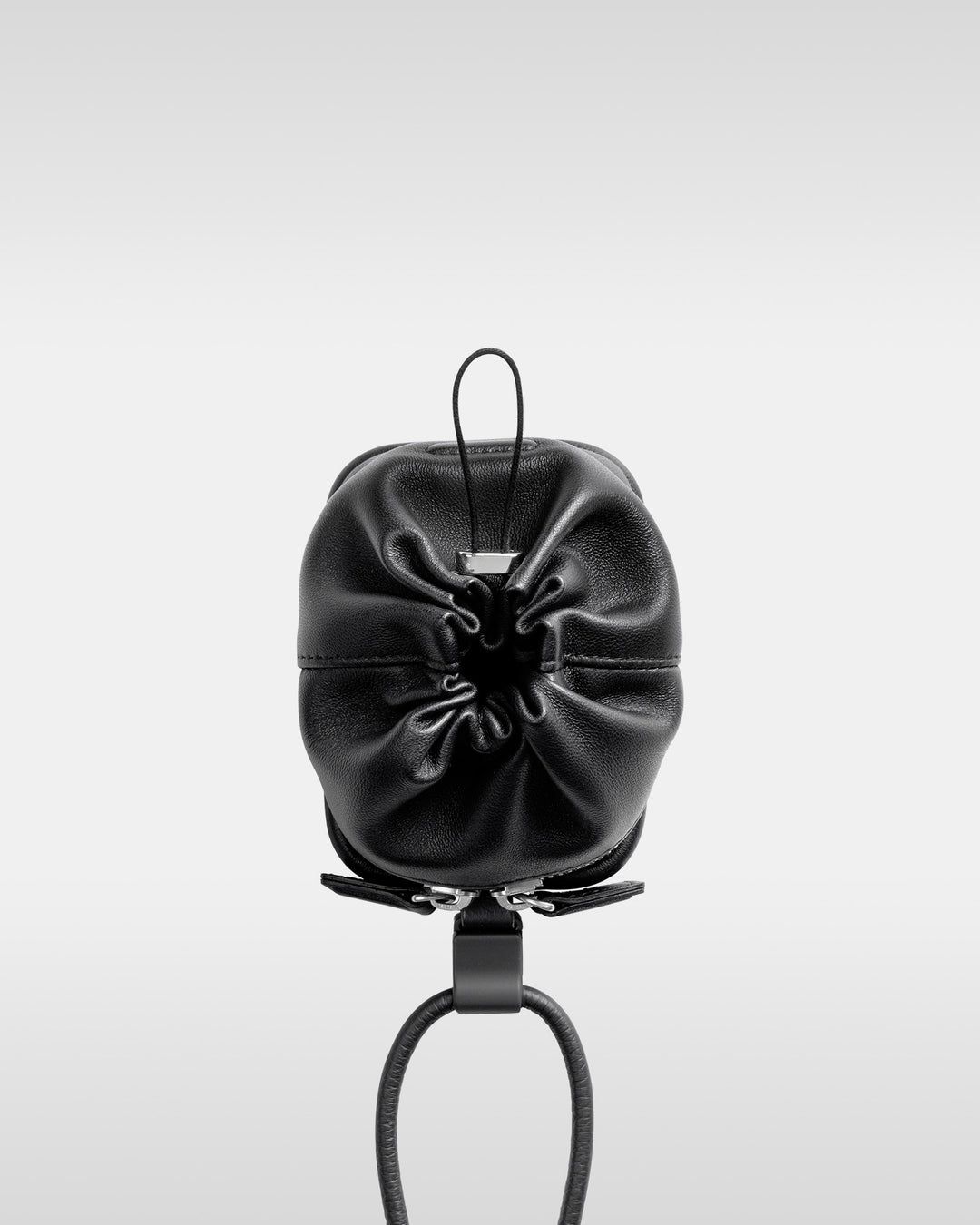 objcts.io - ショルダーレザーパース (ブラック) | Sir online store