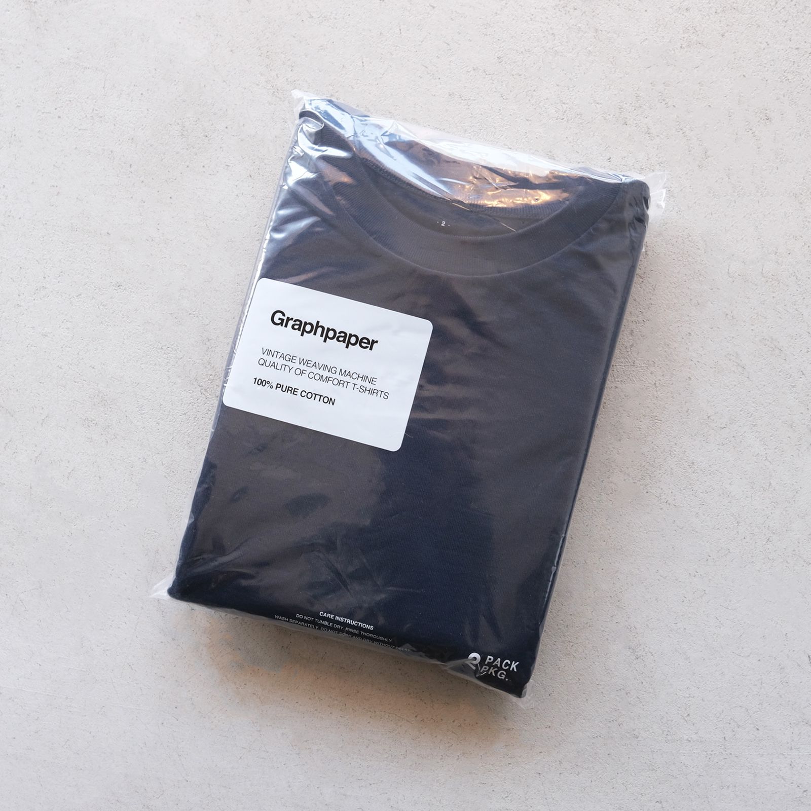 Graphpaper 100%コットン Tシャツ 2パック