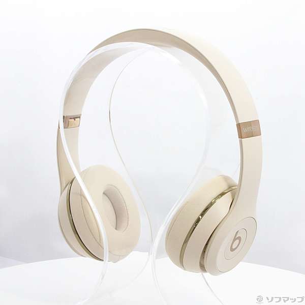 中古】〔展示品〕 Beats Solo3 Wireless MUH42PA／A サテンゴールド