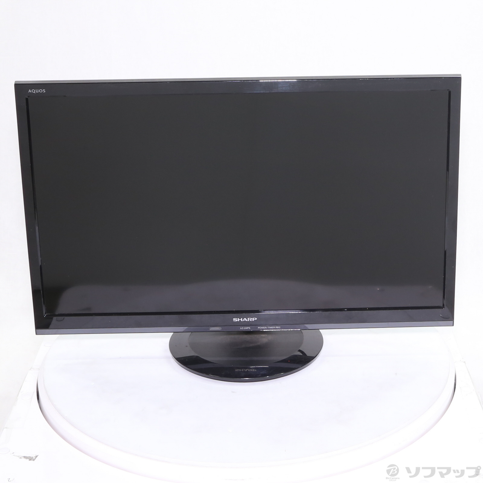 中古】〔中古品〕 液晶テレビ AQUOS(アクオス) ブラック系 LC-24P5-B