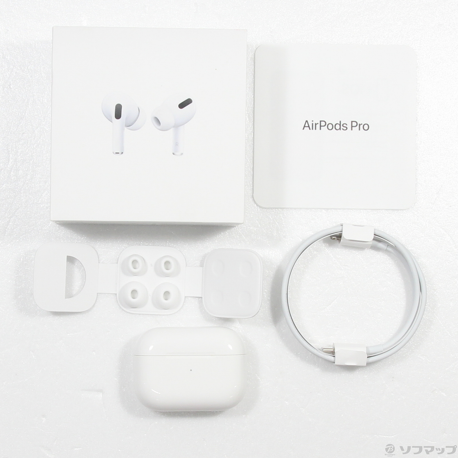 中古】AirPods Pro 第1世代 MWP22J／A ノイズあり [2133056080929