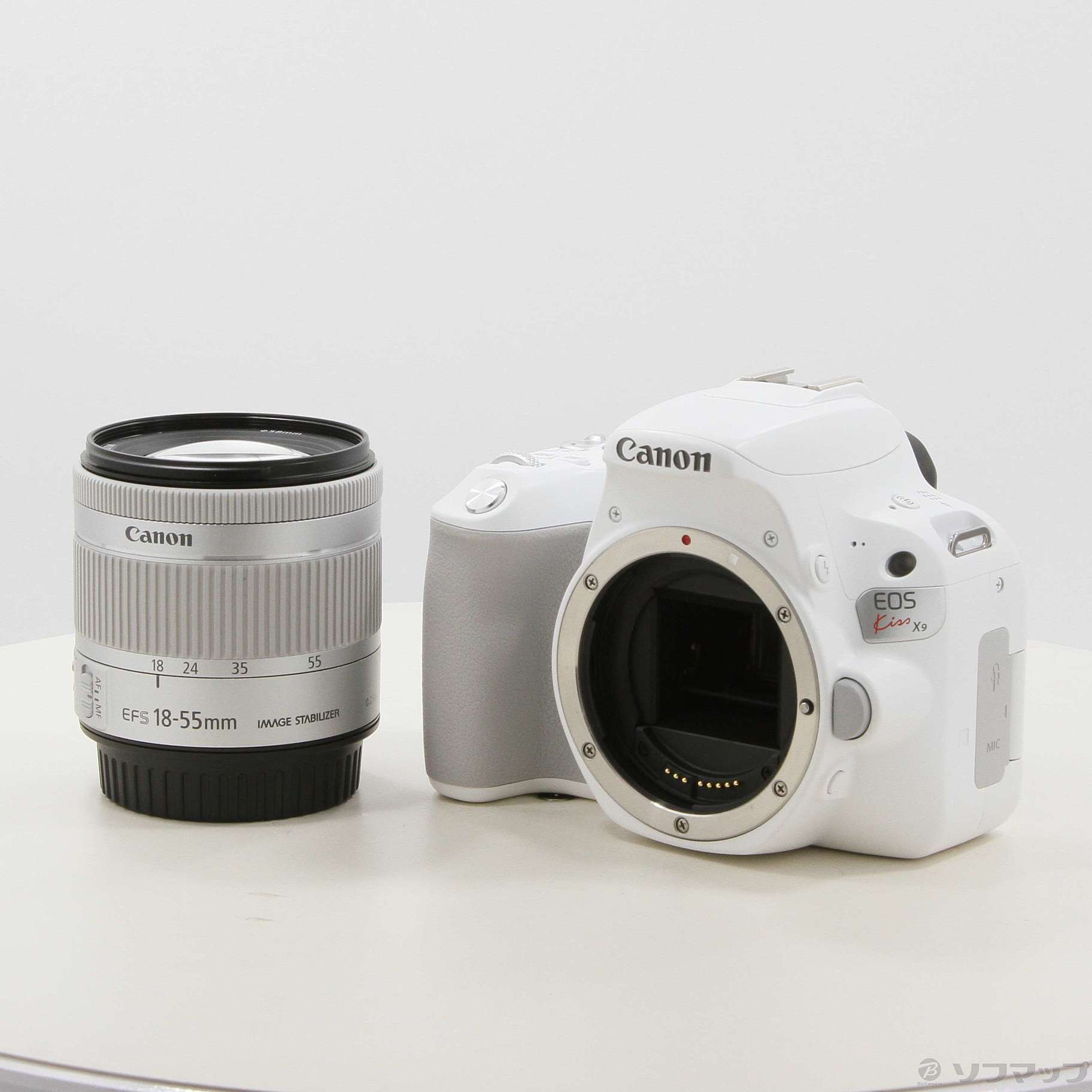 中古】EOS Kiss X9 EF-S18-55 IS STM レンズキット ホワイト