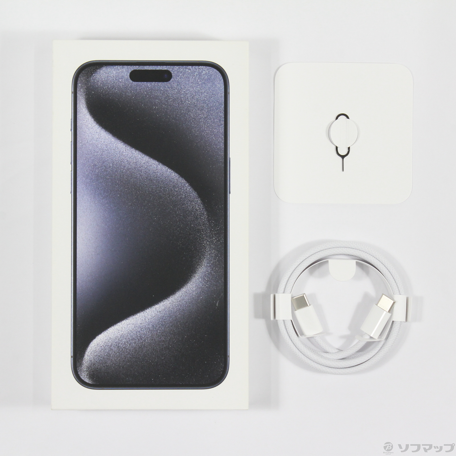 中古】iPhone15 Pro Max 512GB ブルーチタニウム MU6X3J／A SIMフリー